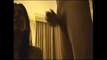 www.pornthey.com - motel slut takes cum on tits while riding cock mmf