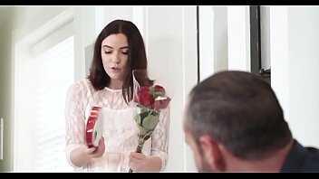 Hot sister valentine’s day fuck stepbrother