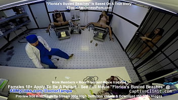 "Floridas Busted Beaches" Asia Perez Little Mina & Ami Rogue Arrested & Get Strip Search & Gyno Exam By Doctor Tampa On Way To Florida Beach com