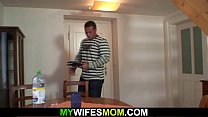 He doggy-fucks wifes blonde mom and gets busted